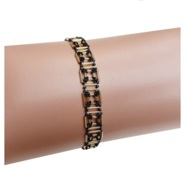 Beads Bracelet Tutorial, Beading Pattern DIY, "Becky" PDF Beadwork Instructions