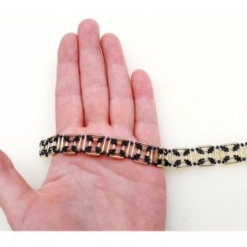 Beads Bracelet Tutorial, Beading Pattern DIY, "Becky" PDF Beadwork Instructions 2