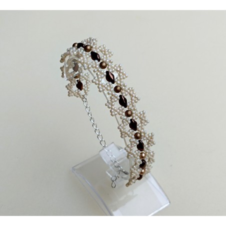 DIY Beaded Bracelet Tutorial, Seed Beads and GemDuo Beads Design, "Felly" PDF Pattern