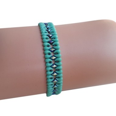 Beads Bracelet Making, DIY Beaded Jewelry, "Jane" PDF Beading Tutorial