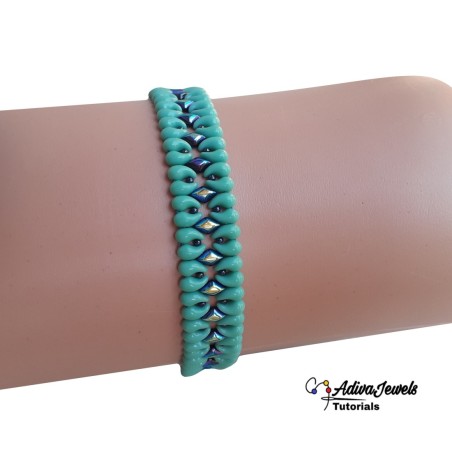 Beads Bracelet Making, DIY Beaded Jewelry, "Jane" PDF Beading Tutorial