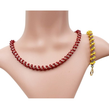 Beads Rope Pattern, DIY Beaded Jewelry, "Ivy" PDF Beading Tutorial