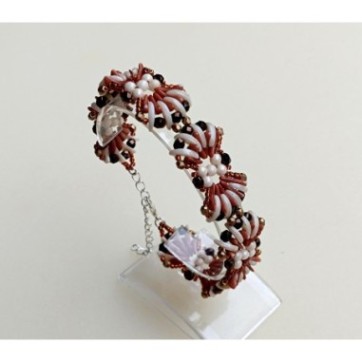 DIY Beaded Jewelry Tutorial, Bracelet and Earrings Pattern, "Mariposa" PDF Beadwork Tutorial 2