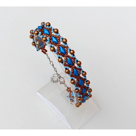 Bracelet Making Guide, Beaded Jewelry Tutorial, "Fily" PDF Beading Pattern