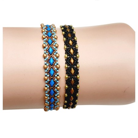 Bracelet Making Guide, Beaded Jewelry Tutorial, "Fily" PDF Beading Pattern