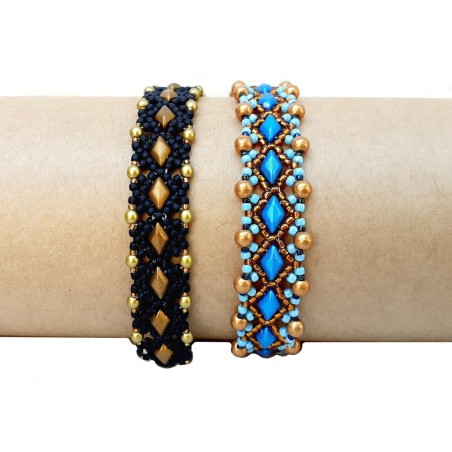 Bracelet Making Guide, Beaded Jewelry Tutorial, "Fily" PDF Beading Pattern