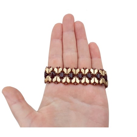 Jewelry Making PDF, Beaded Bracelet DIY, "Romy" Beadwork Tutorial