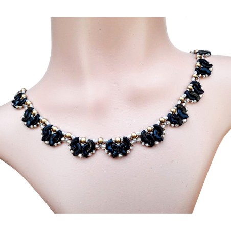 Tutorial for Versatile DIY Necklace, Beaded Jewelry Project, "Lory"  PDF Beading Pattern