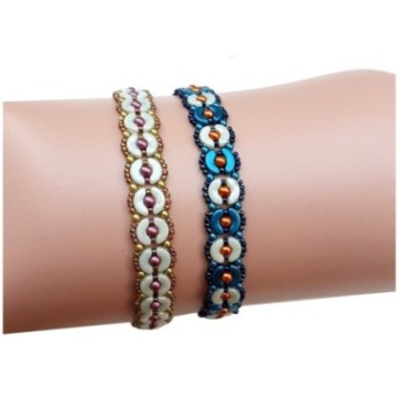 DIY Bead Weave Pattern for Bracelet, Step-by-Step Beading, 'Minnie' PDF Beadwork Tutorial 2