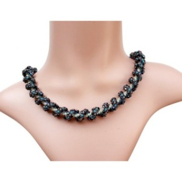 Beaded Rope Tutorial, Beading Pattern DIY, "Swirly" Necklace or Bracelet PDF